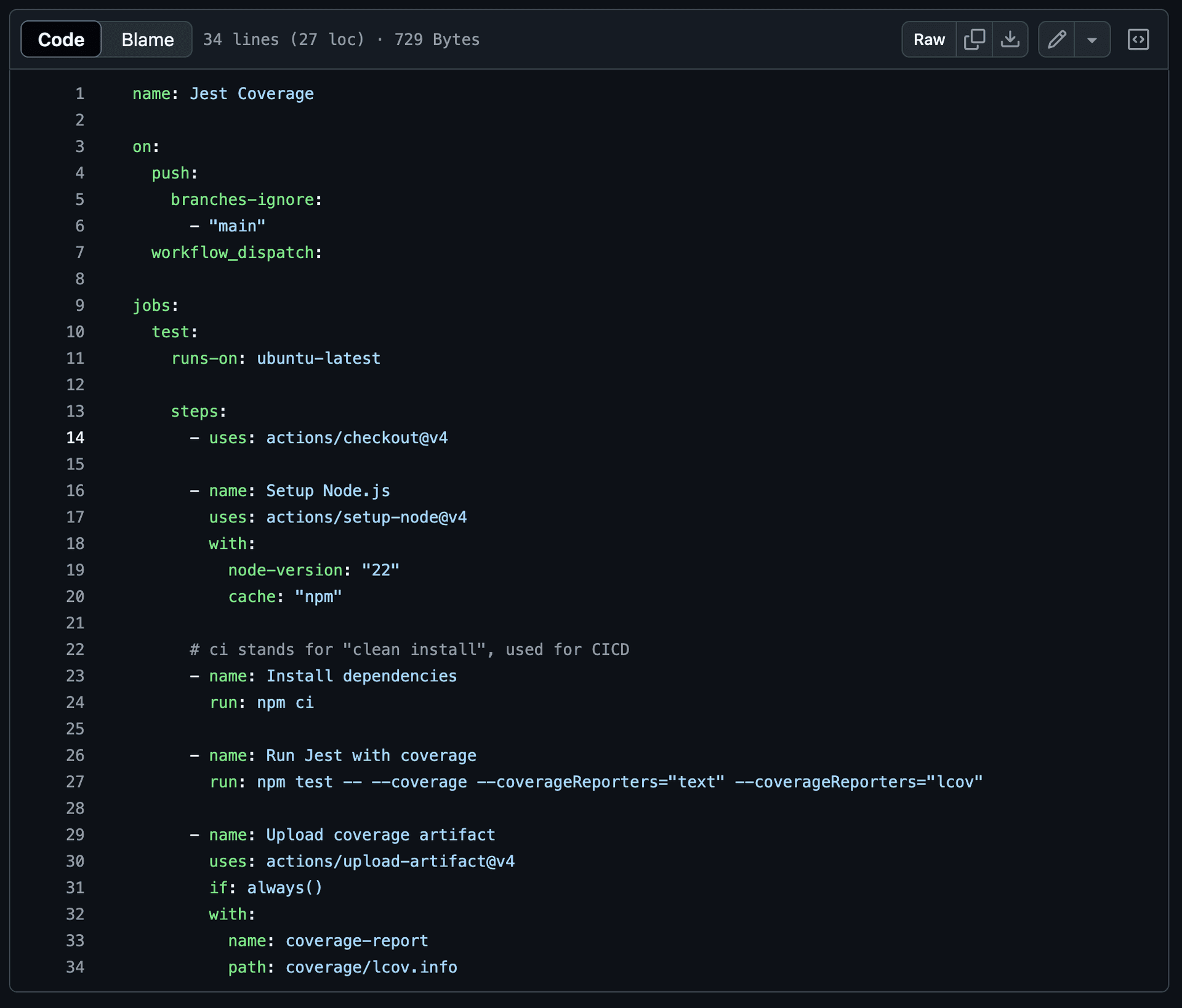 GitHub Actions Workflow Setup